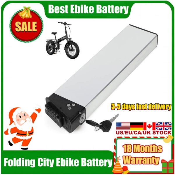 Batterie pliante d'évike 48V 12.8Ah pour Engwe EP-2 Pro Engine Pro Electric Bicycle 48 Volt 14AH Lithium Li-ion Batteria 250-1000W