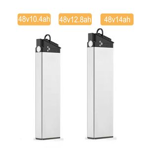 Batterie de vélo électrique pliante 5 broches 48 V 10,4 Ah 12,8 Ah 14 Ah pour Samebike Lo26 48 V 12,5 Ah Batterie de vélo pliable DCH-006 avec chargeur