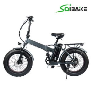 Vélo électrique pliant 250W 500W gros pneu vélo électrique plage Cruiser vélo Booster vélo 48V batterie au Lithium hommes femmes Ebike