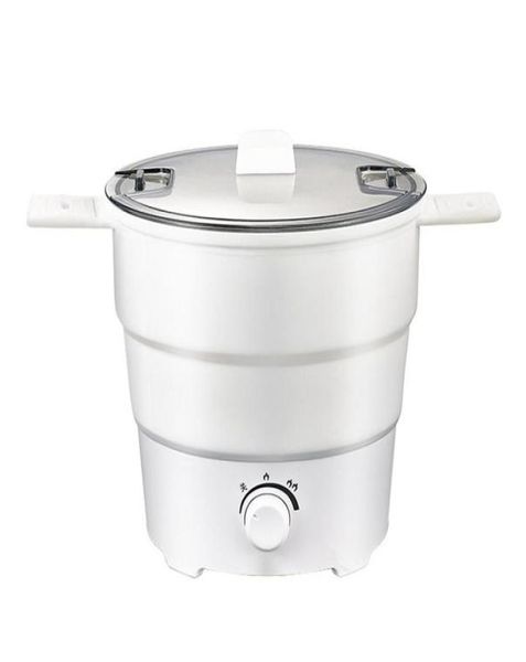 Sartén eléctrica plegable, hervidor de agua, contenedor de comida calentado, caja de almuerzo calentada, cocina, olla portátil, tetera de cocina 2010152427534