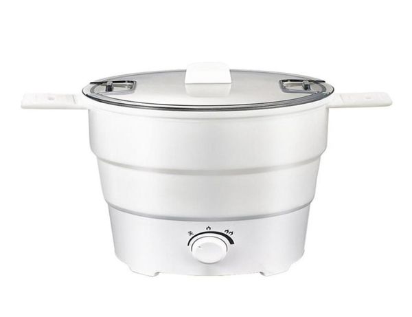 Sartén eléctrica plegable, hervidor de agua, contenedor de comida calentado, caja de almuerzo calentada, cocina, olla portátil, tetera de cocina 2010152994661