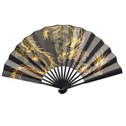 Vouwfan cosplay hand Chinese oude stijl zomer ventilador draagbare bamboe cadeau mannen ventilateur performance props 220505