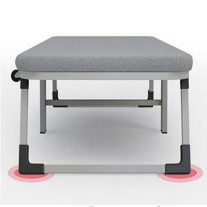 Muebles plegables para hogar/oficina, cama para siesta unifamiliar, sillón reclinable de tablón Simple, sofá reclinable D929