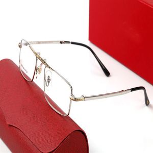 Lunettes pliantes Hommes Femmes Lunettes de soleil Gold Rim Round Eyeglass Master Design Styles Tête en métal Cadre de haute qualité Convient à tous les types354T