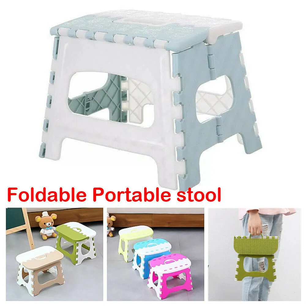 접이식 집 어린이 어린이 플라스틱 계단 의자 의자 휴대용 접이식 의자 작은 벤치 의자 거실 가구 홈 가구