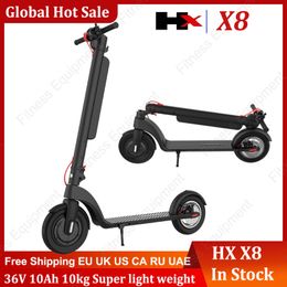 Pliant HX X8 planche à roulettes électrique scooter vélo pliable coup de pied scooter 36V 10Ah Escooter