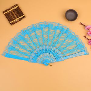 Pliage en dentelle fan de la main personnalisée décor de fête de mariage décoration décoration ornement accessoires de danse photo cosplay vintage artisanat belouf