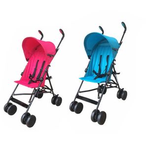 Opvouwbare lichte reisparaplu-kinderwagen, baby-tweeling-kinderwagen-kinderwagen met reiswieg-buggy