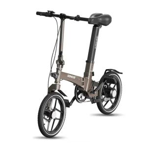 Vouwen Mini Electric Bike voor volwassenen 16 inch 36V 40 km 250W draagbare elektrische fietsfiets waterdichte 17 kg alleen