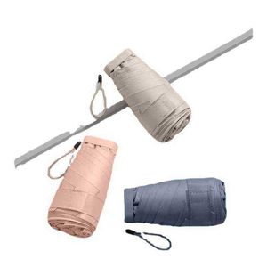 Vouwbare mini kleine draagbare reis paraplu pocket zonneschade zonnebrandcrème anti vrouwelijke zon paraplu's vrouwen zonnige of regenachtige parasol J220722