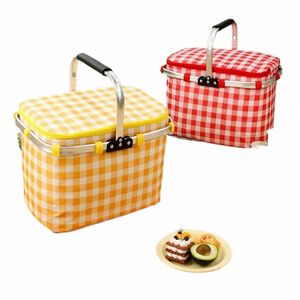 vouwpicknick thermische geïsoleerde tas voor eten bier buiten verdikte opbergzakken cam handtas waterdichte lunchbox mand y5x7#