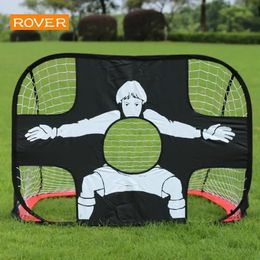 Pliant objectif de football Objectif d'entraînement portable MINI Childrens Football Target Net intérieur extérieur Mothable Training Toy Soccer ball 240407