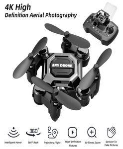 Drone de stockage pliant 50x Zoom 4k Mini quadrirotor professionnel avec caméra petit UAV photographie aérienne HD Drones Smart Hover Long Sta1534790