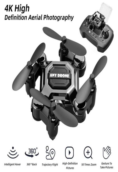 Drone de stockage pliant 50x Zoom 4k Mini quadrirotor professionnel avec caméra petit UAV photographie aérienne HD Drones Smart Hover Long Sta8764116