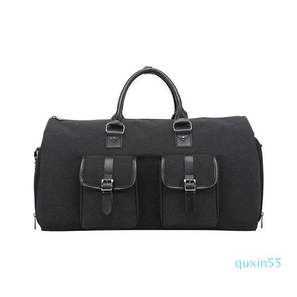 Bolsa de traje plegable para hombre, bolsa de equipaje de mano de gran capacidad, bolsa de almacenamiento multifunción