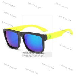 Lunettes de soleil pliantes Ken Block Men's Brand Designer Sun Gernes Refléchissement Square Spied pour femmes Rectangle Gafas Gafas