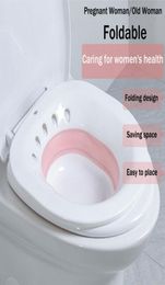 Pliage des toilettes Sitz Bain de bain Basin de trempage pour les femmes enceintes Hémorroïdes Patient de toilette Hémorroïde4103532