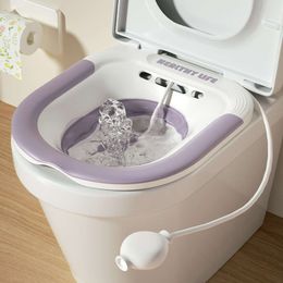 Toilette pliante Sitz Special Wash Baignon trempage pour les femmes enceintes Hémorroïdes Patient Soins bassin L2405