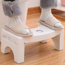 Tabouret de toilette pliant de salle de bain plastique en plastique de salle de bain non glissant tabouret pour les tabourets de pied épaissis des femmes âgées et enceintes