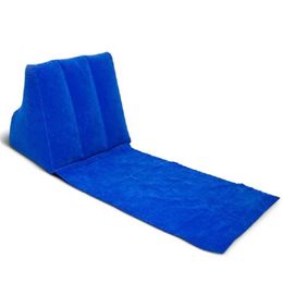 Vouwen waterdicht strand mat camping matras lounger kussen met opblaasbare kussen vrijetijdsbesteding stoel luchtbed rust outdoor reizen y0706