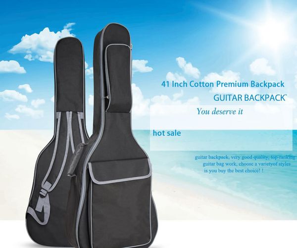 Sac de guitare folk étanche 10MM éponge 36 pouces 41 pouces instrument de musique