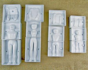 Moule à gâteau Fondant 3D avec figurines de personnes, ensemble familial, décoration du corps humain, pour créer des hommes, femmes, enfants, filles et garçons, 6453206