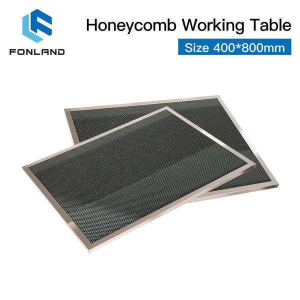 Tabla de trabajo de Honeycomb de Fonland 400*800 mm de plataforma de tablero de tamaño personalizable parte para la máquina de corte con grabador láser de CO2