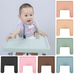 Voedselkwaliteit Baby Hoogstoelmatten Wasbare Volledige dekking Peuter Fedding Chair Placemats