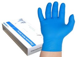 Guantes de nitrilo desechables de grado alimenticio Guantes de nitrilo antiestático transistente Guantes de parto de goma blanca Guantes de lavado para lavavajillas YL9385587