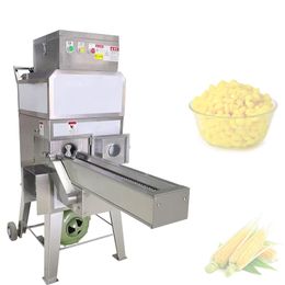 Machine automatique de décortiqueur de maïs de maïs tendre et doux, batteuse fraîche automatique en acier inoxydable de qualité alimentaire