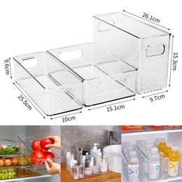 Voedselpotten Jerrycans Transparante koelkastopbergdoos Groente Fruit Organizer Koelkast Doorzichtige container voor keukendrankjes 230627