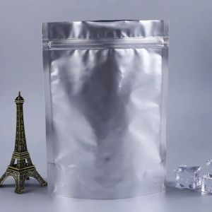 Sac en aluminium résistant à l'humidité pour aliments, sacs de stockage d'aliments, sachets de thé, fruits secs, pochettes réutilisables, fournitures de cuisine et de restaurant TH1246