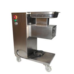 Traitement des aliments 220V 50HZ 500kg h QE Restaurant Électrique Commercial Équipement De Coupe De Viande Type De Sol Pour Bœuf Frais Porc Poulet209h