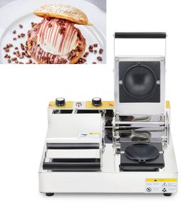 Voedselverwerkingsapparatuur 2 Mol Mol Electric Ice Cream Sandwich Machine Hot Buger Krapfen Donut Warmer Hamburger Iron Press Maker