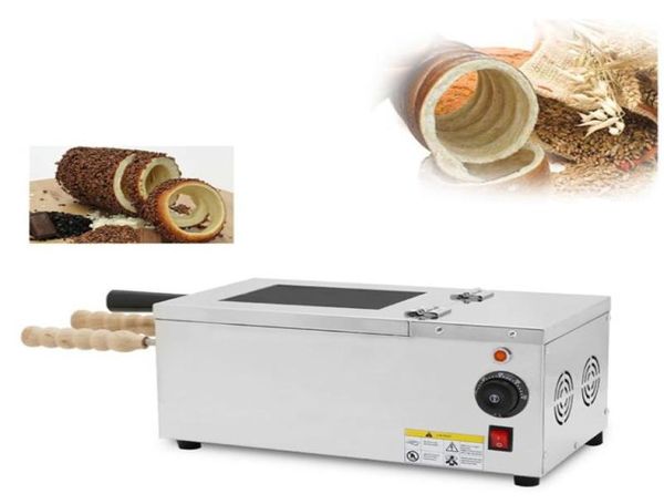 Équipement de transformation des aliments électrique Chimney Cake Maker Maker Ice Cream Waffle Maker Bread Barbeque Machine 5880616