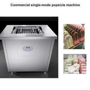 Équipement de traitement des aliments Machine à crème glacée Machine à popsicle à mode unique de bureau commercial peut faire une variété de styles