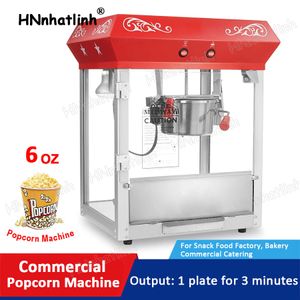 Équipement de transformation des aliments Machine à pop-corn de table La bouilloire de 6 oz permet de préparer jusqu'à 32 tasses Machine à pop-corn de cinéma vintage avec cuillères à mesurer pour la lumière intérieure Scoop