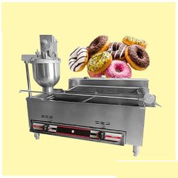 Équipement de transformation des aliments Transformation des aliments en gros Chauffage au gaz électrique Mtiply Matic Donut Frying Making Hine/Donuts Drop Delivery Dhyeh