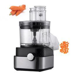 Procesador de alimentos Shredder 220V Máquina de cubitas de vegetales Máquina de corte de cebolla de zanahoria de zanahoria