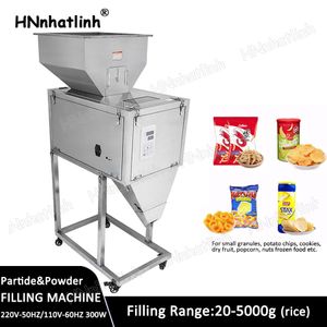 Machine de rayonnage alimentaire matériaux de poudre granulaire pesant la Machine de remplissage de Machine à emballer 20-5000g pour le grain de café de graines
