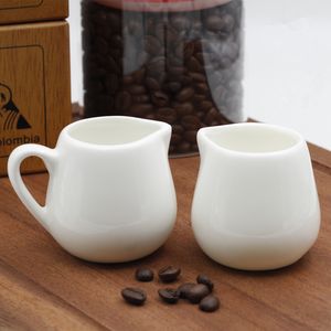 Food Savers Storage Containers Keramiek Kruiden Jar Creamer Container Cup Draaggerei Witte keukengereedschap Sugar Creamer Melkpotten Pitcher 221202