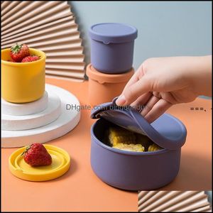 CONTENSEURS DE Rangement Savers de nourriture Newsile Conteneur avec couvercles Portable Bo￮te ￠ lunch Portable Zer RRE11761 Drop Livraison Home Garden Kitched OTQ3C