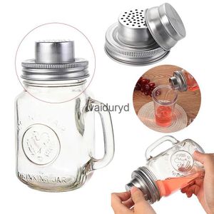 Organisatiesets voor voedselopslag 1/2 verpakkingen Inblikkende deksels Normale mond Mason Jar Shaker-deksels Peper Cocktailshaker Top Meelzeef Keukenbar Toolsvaiduryd