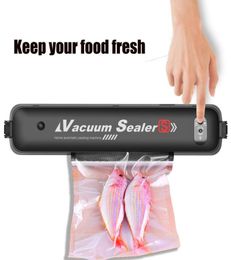 Voedsel Vacuumsealer Verpakkingsmachine Met 15 Stuks Zakken Huishoudelijke Vacuüm Voedsel Sluitmachine Elektrische Vacuum Sealer Packer VT09381058182