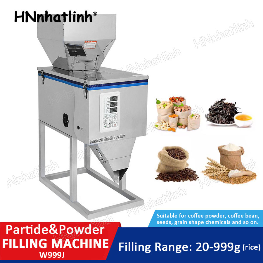 Food Weighing Packing Machine Granular Powder Materials Small Spare Parts Seeds Coffee Bean Filling Machine 10-999g