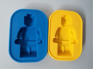 Moule Lego en Silicone de qualité alimentaire, Super grand Robot Lego, moule de cuisson de gâteau, Fondant, outils de décoration de gâteau pour cuisine, salle à manger, bar300H