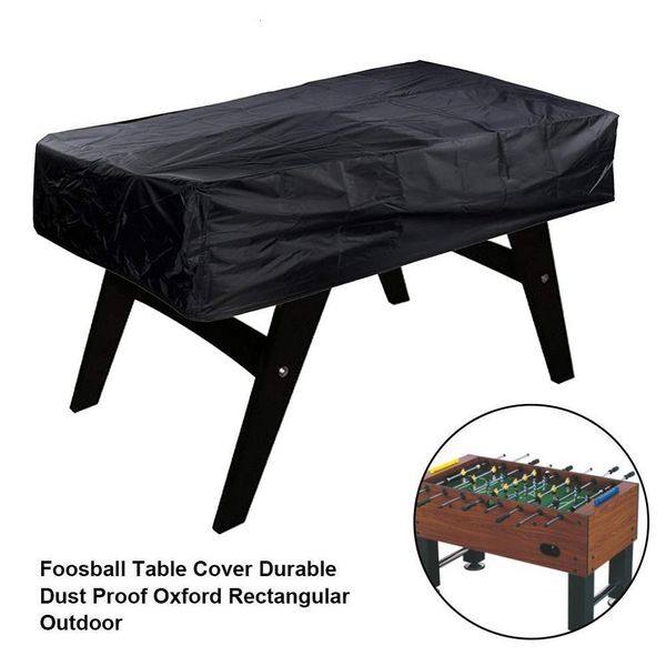 Baby-foot extérieur étanche à la poussière chaise de protection baby-foot couverture de table patio Oxford football durable rectangulaire billard étirement 230613