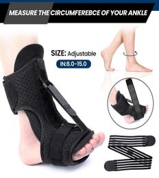Arc de pied soutient les soins des pieds fasciite plantaire fasciite dorsale jour de nuit orthose stabilisateur soulagement de la douleur Abrace réglable 4875700