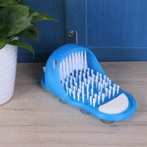 Brosse à pieds épurateur pieds Massage pédicure outil gommage brosses exfoliant Spa douche enlever peau morte outil de soin des pieds Drop2064