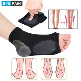 Soins des pieds 2 pièces manchon de soutien de la voûte plantaire coussiné doux élastique Gel Pad chaussettes en tissu pour le soulagement de la douleur plate fasciite plantaire éperons du talon 230704